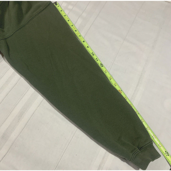 Disneyland Tigger Sweatshirt Large Green DL Hoodie Hooded w/ Pockets Embroidered - Picture 9 of 16